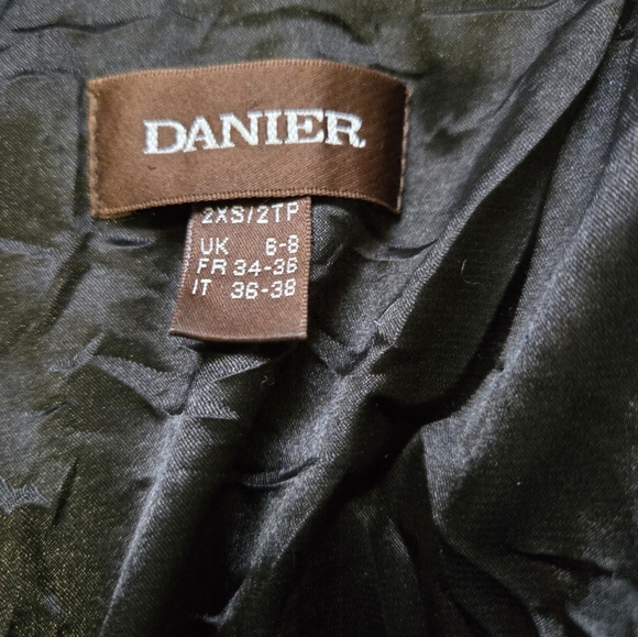 DANIER leather and polyester black jacket. Size XXS (seems a bit bigger) - Picture 11 of 15